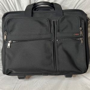 Tumi Wheel-A-Way Deluxe Rolling Briefcase
